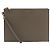 Saint Laurent Borsa Clutch in pelle kaki con tracolla per tablet - vista 2