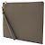 Saint Laurent Borsa Clutch in pelle kaki con tracolla per tablet - vista 3
