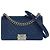 Chanel Borsa a tracolla Caviar Boy Medium Silver Blue Series