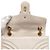 Gucci Borsa a tracolla bianca matelassé chevron con catena dorata Bianco - vista 7