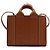 Chloé Borsa Tote Woody Piccola in Pelle Marrone