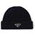 Gorro de cashmere Prada preto - vista 4