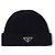 Gorro de cashmere Prada preto - vista 5