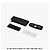 Saint Laurent Gafas de sol SL Cassandra Monogram Rectangular Wide para mujer Negro - vista 10
