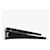 Saint Laurent Gafas de sol SL Cassandra Monogram Rectangular Wide para mujer Negro - vista 6