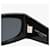 Saint Laurent Gafas de sol SL Cassandra Monogram Rectangular Wide para mujer Negro - vista 8