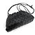 Bottega Veneta Mini Borsa Dumpling Intrecciata Nero - vista 3