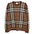 Burberry Jacquard-Wollpullover kariert braun