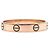 Anello Cartier Love Small Oro Rosa - vista 2