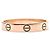 Anello Cartier Love Small Oro Rosa - vista 3