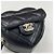 Chanel Mini mala com pingente de coração preta com ferragens douradas Preto - vista 5