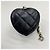 Chanel Mini mala com pingente de coração preta com ferragens douradas Preto - vista 7