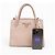 Prada Borsa Tote piccola Monochrome in pelle Saffiano Rosa - vista 10