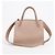 Prada Borsa Tote piccola Monochrome in pelle Saffiano Rosa - vista 4