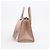 Prada Borsa Tote piccola Monochrome in pelle Saffiano Rosa - vista 6