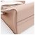 Prada Borsa Tote piccola Monochrome in pelle Saffiano Rosa - vista 9