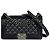 Chanel Borsa Boy Medium Silver Hardware Black Series Lambskin Nero