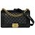 Chanel Bolso Boy Medium Serie Negra Caviar Bañado en Oro Negro