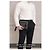 Clutch Louis Vuitton Takeoff Pouch Nero Grigio Marrone - vista 3