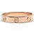 Anello Cartier Love Small Oro Rosa - vista 3