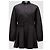 Vestido Moncler de popelina de algodón negro - vista 3