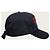 Gucci Cappellino da baseball nero con logo ricamato multicolore - vista 3