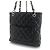 Chanel Borsa a tracolla Caviar Petit Shopping Nero - vista 3