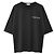 Alexander Mcqueen Camiseta para hombre negra con logotipo vertical Negro
