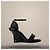 Louis Vuitton Sandalo con zeppa Lounge Black Nero - vista 3