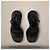 Louis Vuitton Sandalo con zeppa Lounge Black Nero - vista 4