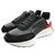 Alexander Mcqueen Sneakers da uomo nere e bordeaux Rosso