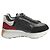 Alexander Mcqueen Sneakers da uomo nere e bordeaux Rosso - vista 3