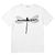 Alexander Mcqueen T-Shirt für Herren mit Libellen-Print Weiß