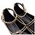 Hermès Sandali Logo Donna Noir Nero - vista 7