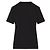Jacquemus Kurzarm-T-Shirt aus Ripsband Schwarz - Ansicht 5