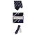 Dior Cravatta in seta a righe da uomo (Blue/Black) - vista 5