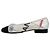 Chanel Ballerinas mit gesticktem Schleifen-Logo White Weiß - Ansicht 3