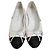 Chanel Ballerinas mit gesticktem Schleifen-Logo White Weiß - Ansicht 7