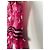The Kooples Sommerkleid mit rosa Blumen Schwarz Pink Weiß - Ansicht 4