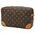 Borsa a Clutch Louis Vuitton Monogram Compiegne 28 Marrone - vista 2