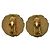 Chanel Vintage Coco Mark Clip-Ohrringe Schwarz Golden - Ansicht 2