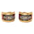 Hermès Hermes Enamel Cloisonné Clip Earrings Black Golden  - view 1