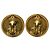 Timeless Chanel Vintage Coco Mark vergoldete Clip-Ohrringe Golden - Ansicht 2