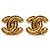 Orecchini Chanel Vintage Matelassé Coco Mark D'oro