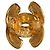 Orecchini Chanel Vintage Matelassé Coco Mark D'oro - vista 3