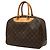 Borsa Louis Vuitton Monogram Deauville Marrone - vista 2
