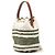 Céline Bolso Celine Teen Drawstring Logo Blanco Verde Crudo - vista 2