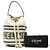 Céline Bolso Celine Teen Drawstring Logo Blanco Verde Crudo - vista 8