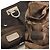 Borsa a tracolla in pelle marrone Salvatore Ferragamo Gancini - vista 8