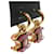 Orecchini Chanel Coco Mark in metallo rosso e oro D'oro - vista 4
